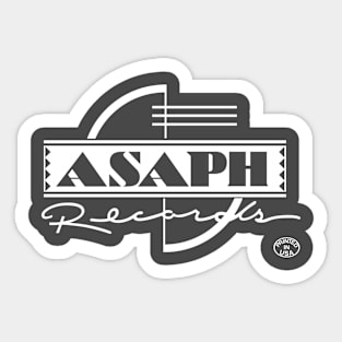 Asaph Records Front logo Sticker